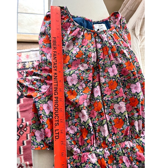 J. CREW Side-Cutout Midi Dress in Liberty Meadow Song Fabric - 8 - Picture 14 of 15